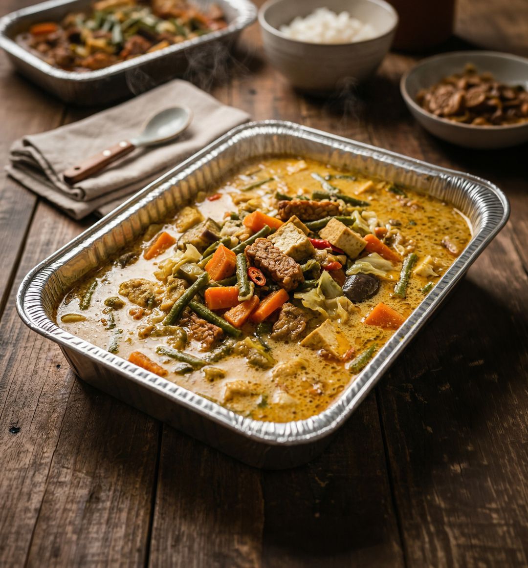 Sayur Lodeh – Coconut Vegetable Curry ($5.50 per pax, Min 10 pax)