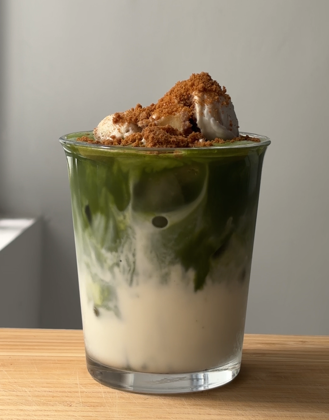 Banana Pudding Matcha Latte 