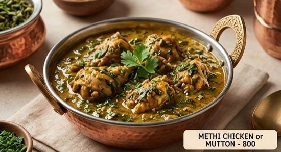 Methi chicken/mutton (SB) 
