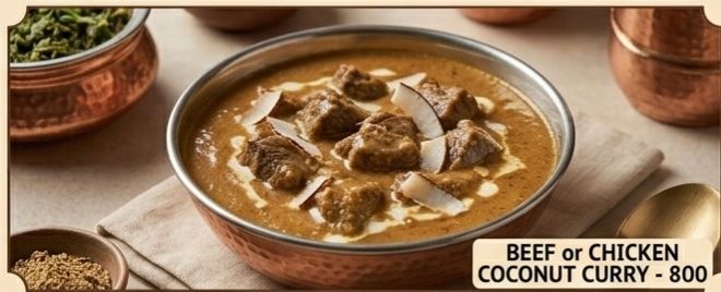 Beef/Chicken Coconut curry (SB)