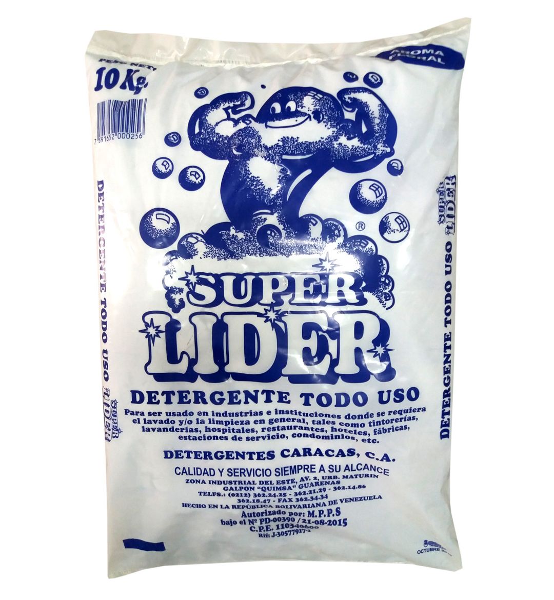 Jabón en Polvo Industrial Super Lider 20 Kg