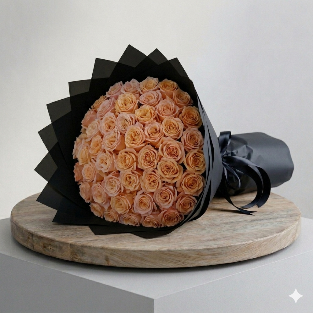 50pcs Shimmer With Black Wrapping