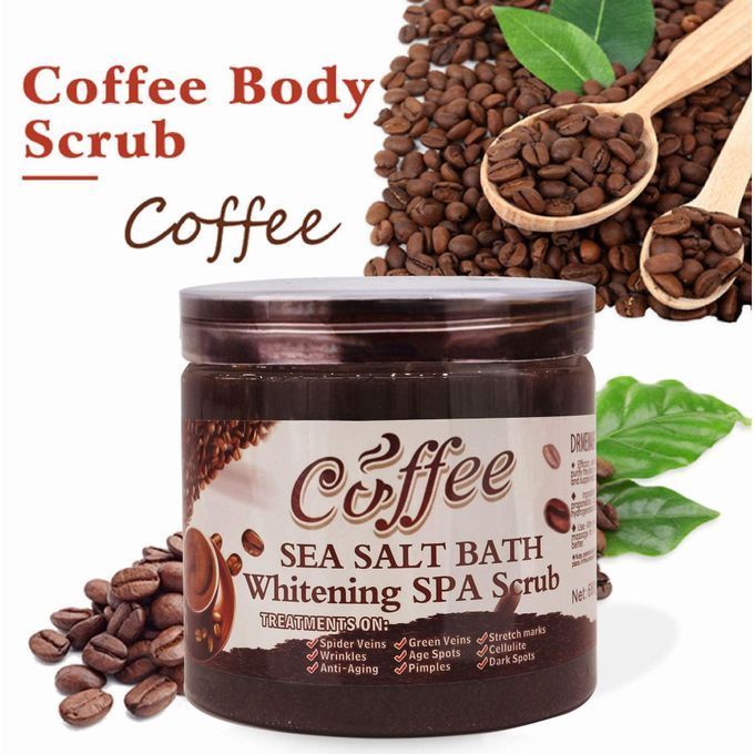 DR MEINAIER - 680g - Coffee sea salt bath whitening SPA scrub Face and body Exfoliating