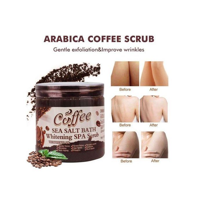 Dr.Meinaier Coffee Sea Salt Bath Whitening SPA Scrub -350g