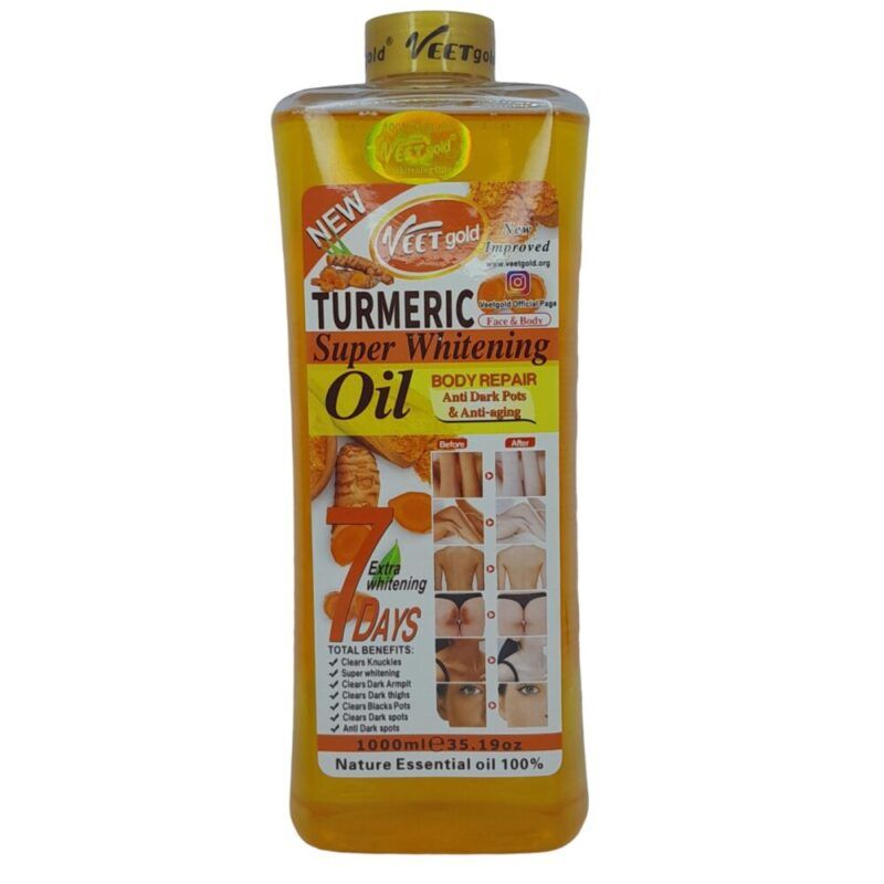 VEETGOLD TURMERIC WHITENING & GLOWING OIL 1000ML