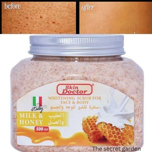 Skin Doctor Milk & Honey Whitening Scrub Face & Body