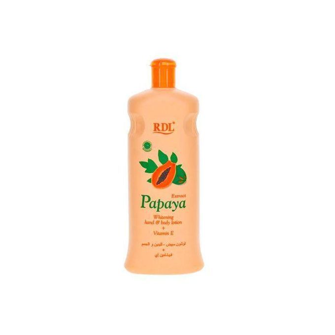 Rdl Papaya Extract Whitening Hand & Body Lotion 600ml Original