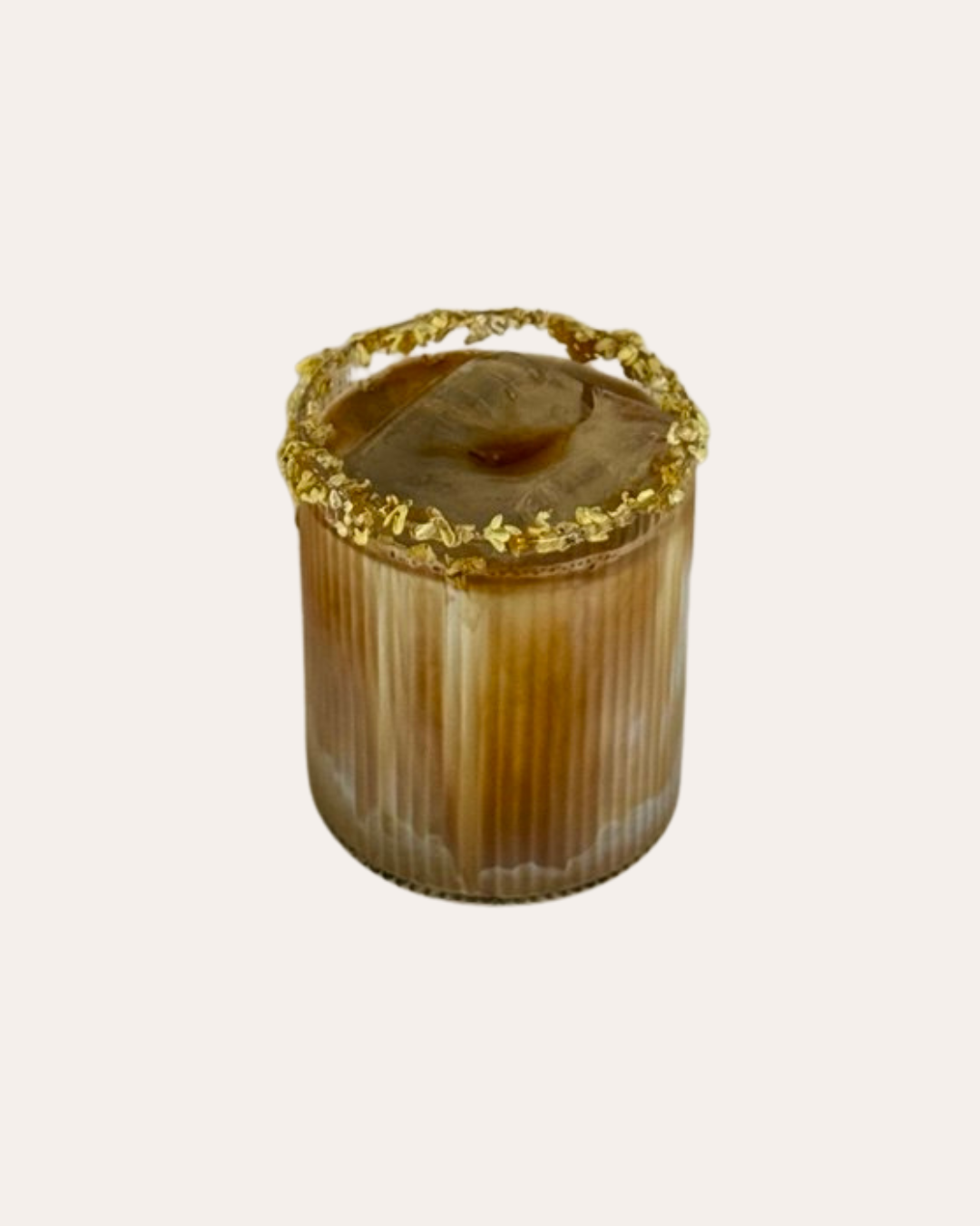 iced golden osmanthus latte