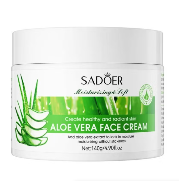 SADOER Aloe Vera Hydrating Moisturizing Face Cream 140g