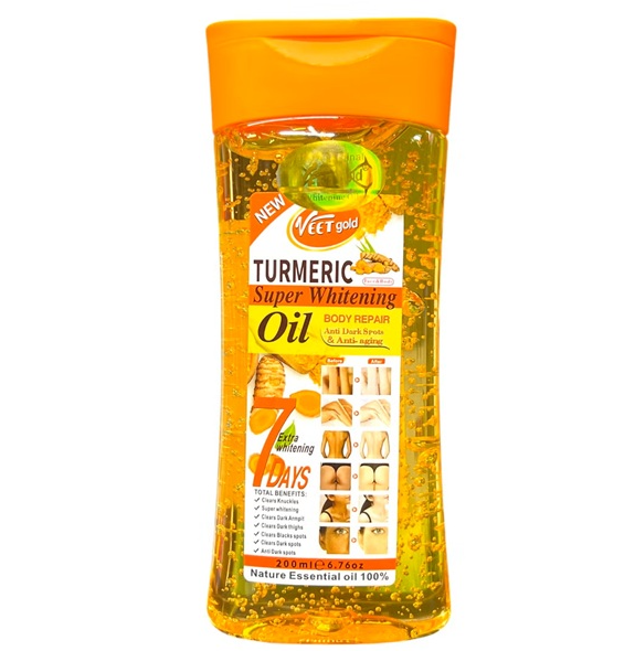 Veet Gold Super Whitening Body Repair Turmeric Oil Gel 200ml 
