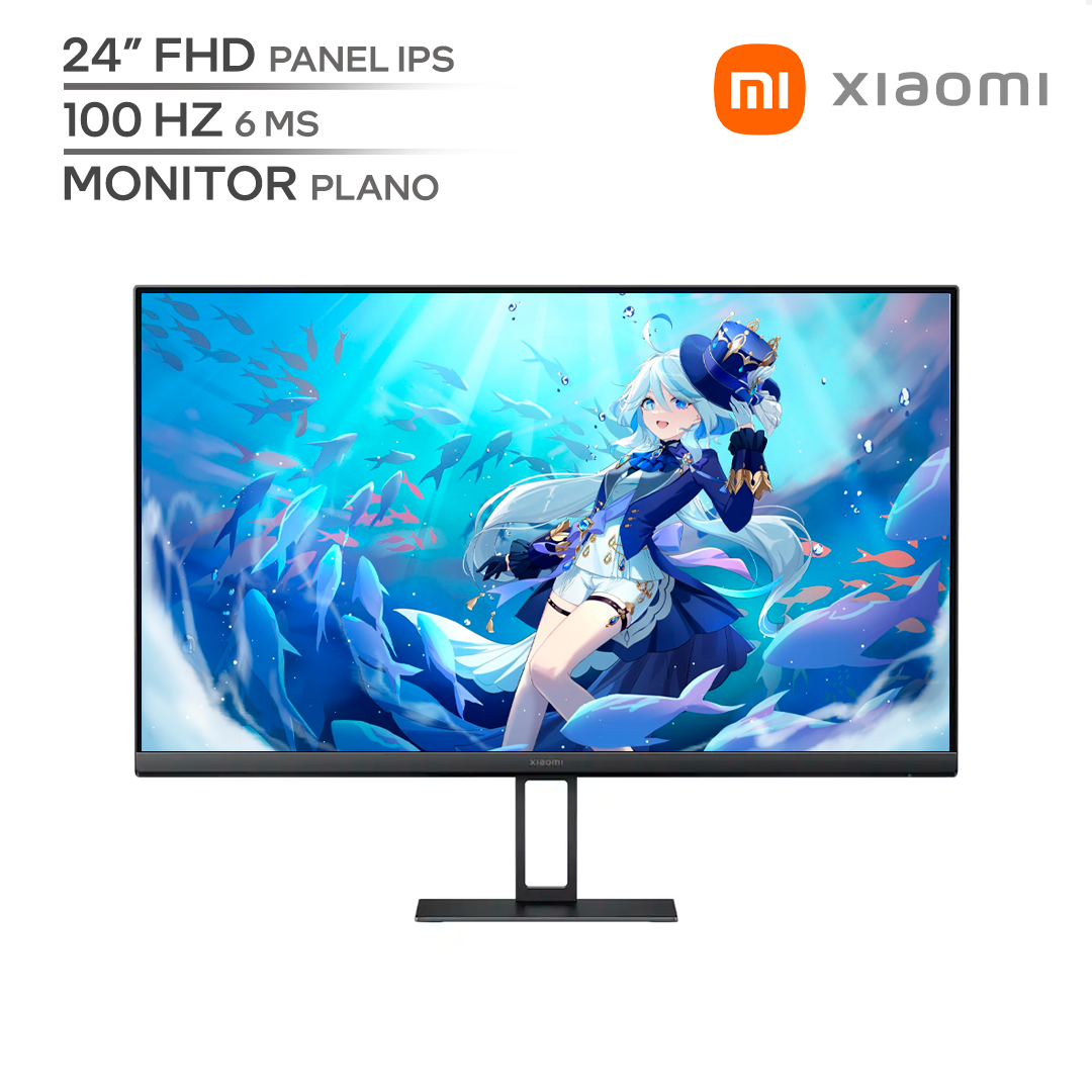 XIAOMI A24I P24FBA / 24.0¨ FHD / MONITOR GAMER PLANO / PANEL IPS / FRECUENCIA 100HZ