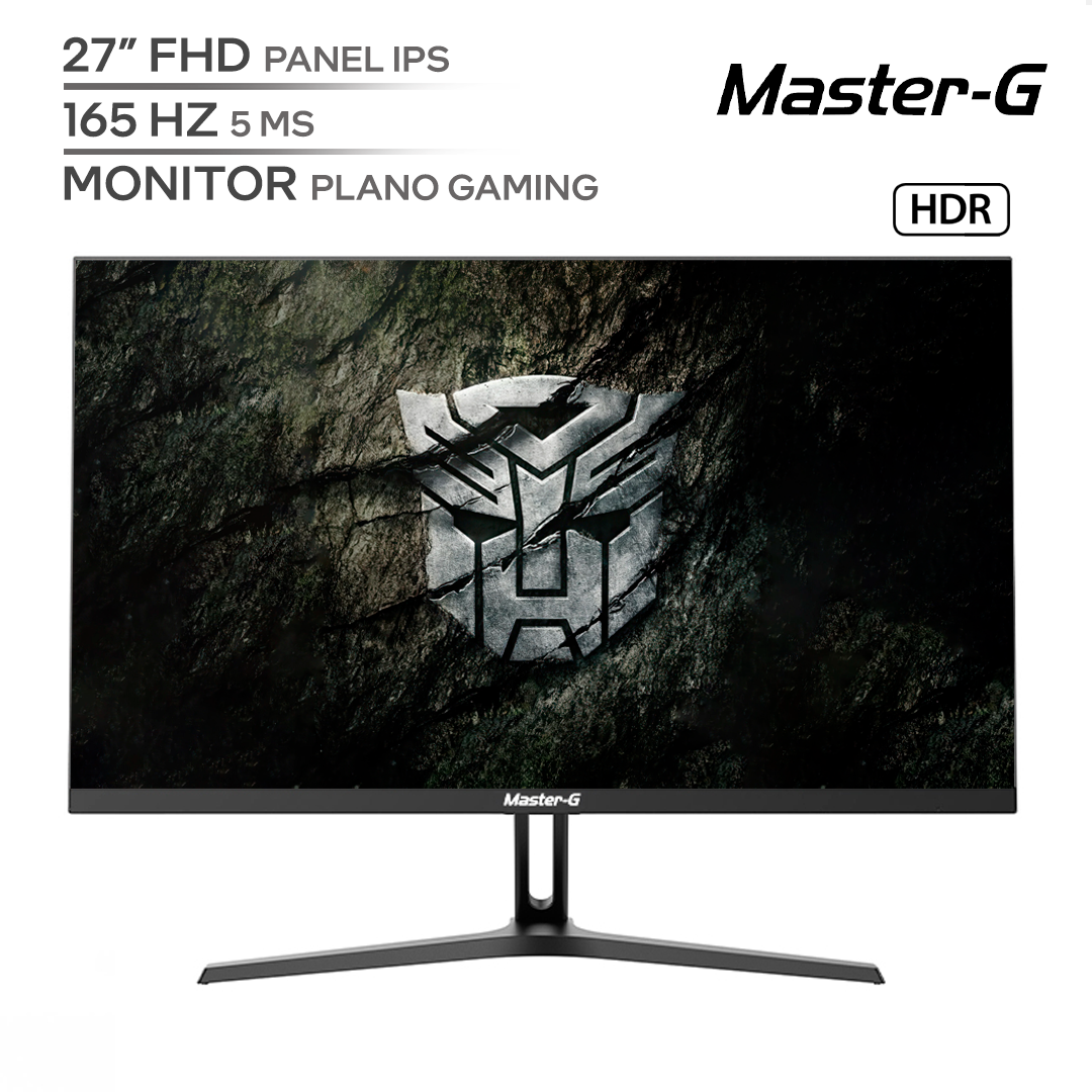 MASTER - G MGMET2730GF / 27¨ FHD / MONITOR GAMER PLANO / PANEL IPS / FRECUENCIA 165HZ