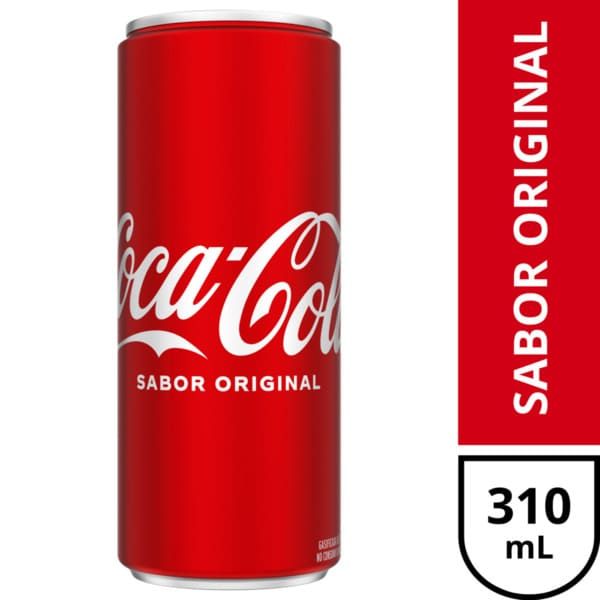 Coca Cola Original con Azúcar Lata 310ml