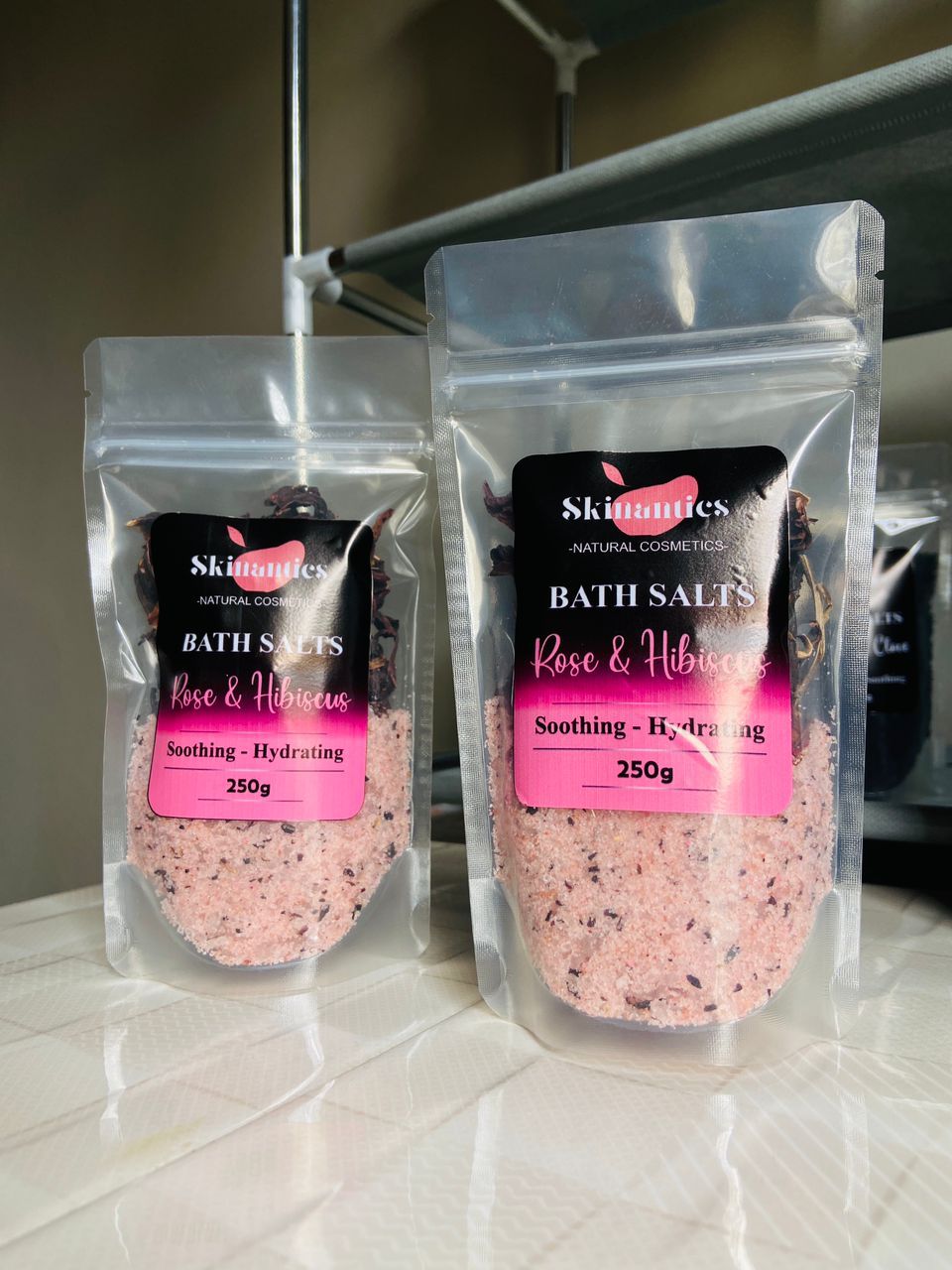 Rose & Hibiscus Premium Luxurious Bath Salts