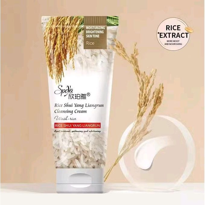 Spoya Fresh Foam Series Cleanser Moisture Foam Cleansing Wash-rice