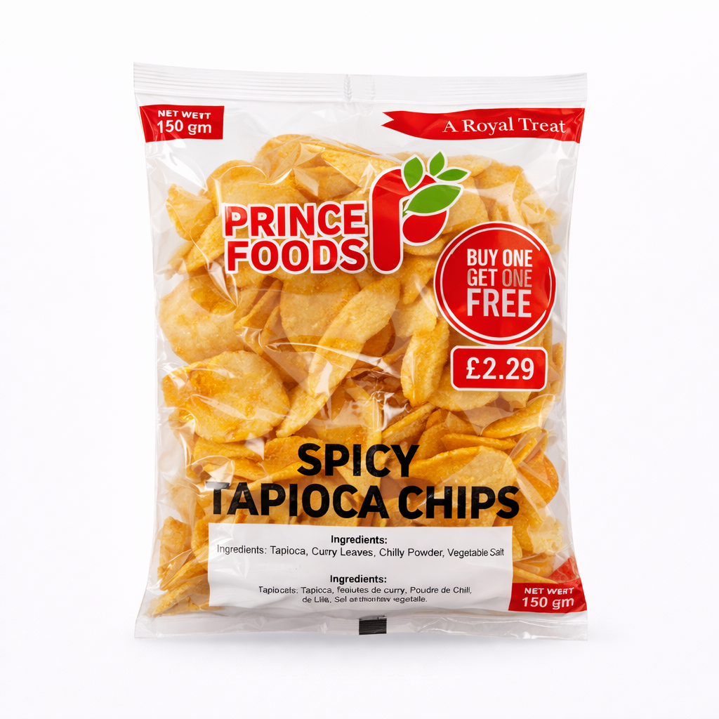 Prince Foods Spicy Tapioca Chips 150g