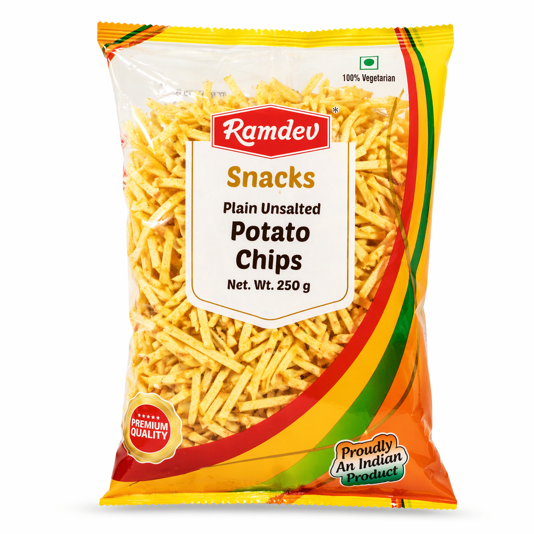 Ramdev Potato Chips Unsalted 200g