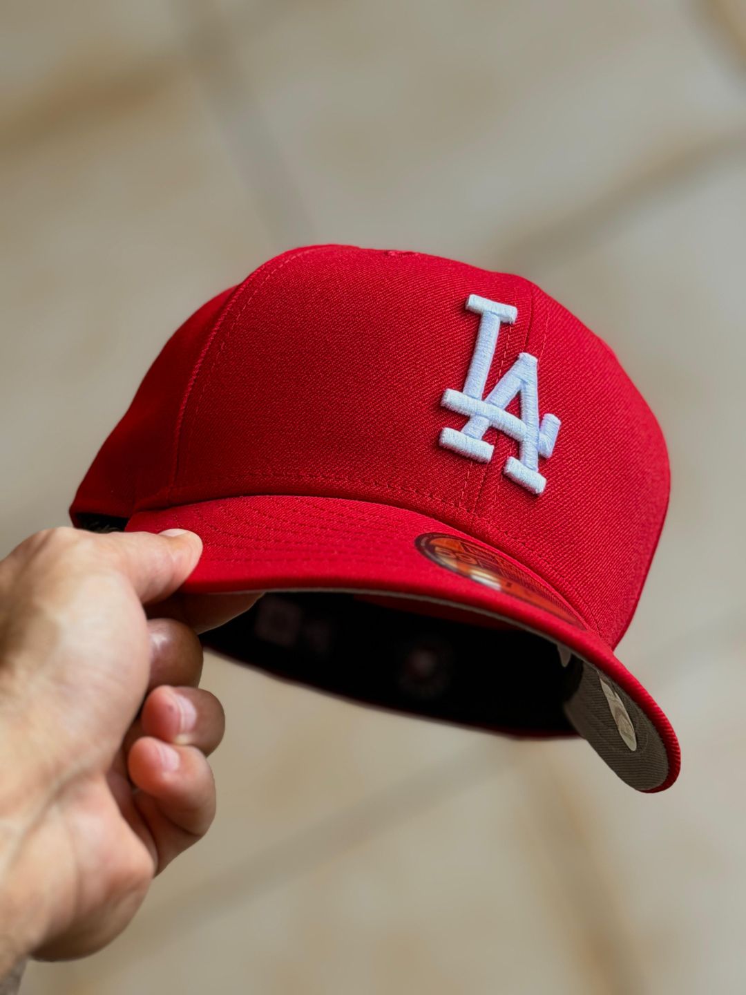 New Era 59 Fifty - La Dodgers Basic Red