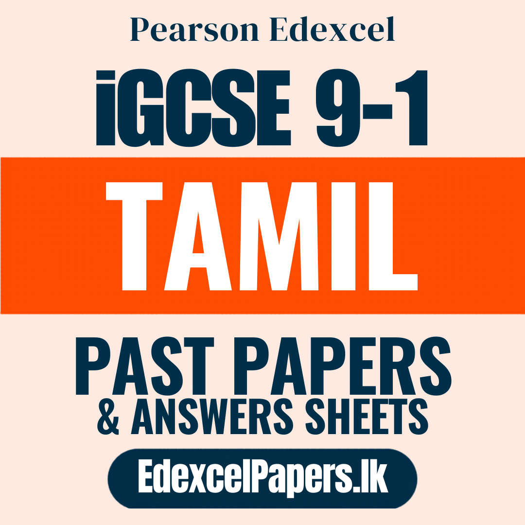 TAMIL | Pearson Edexcel iGCSE OL Past Papers