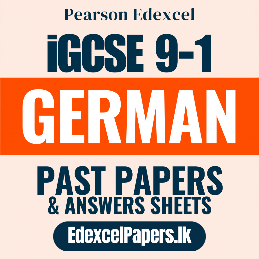 GERMAN | Pearson Edexcel iGCSE OL Past Papers