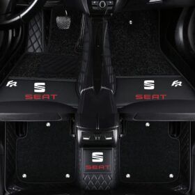 TAPIS 9D LUXURY-seat  (noir/noir)+ mokitte noir