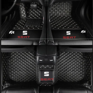 TAPIS 8D plus LUXURY-seat  (noir/gris)