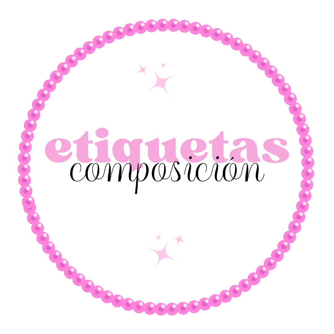 Etiquetas de composición para cuidados de prendas