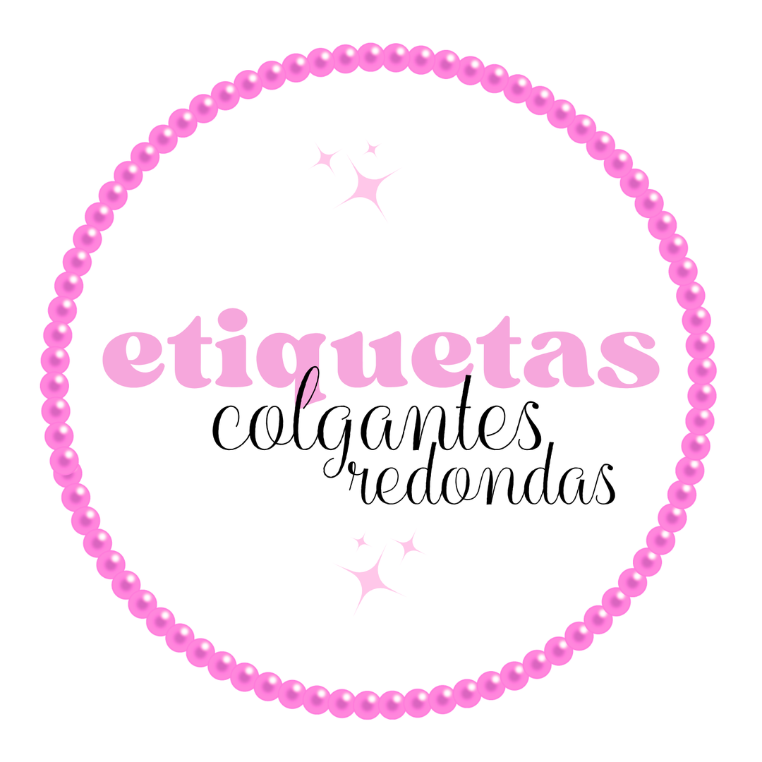 Etiquetas colgantes redondas 