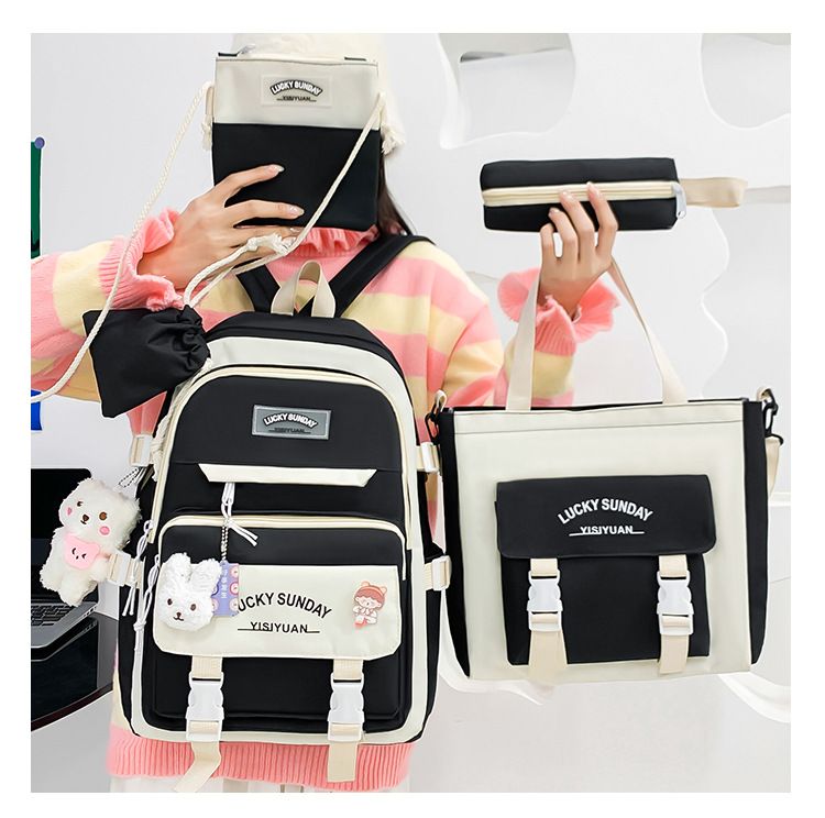 ENSEMBLE DE 5 SACS pour Élève ou Écolière.