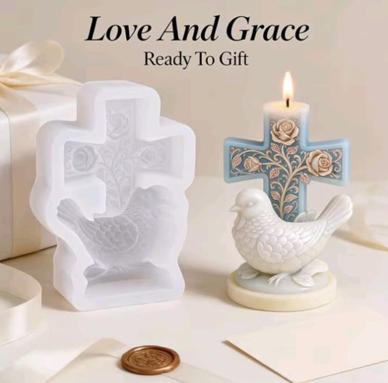 Molde de Cruz  y Paloma. 