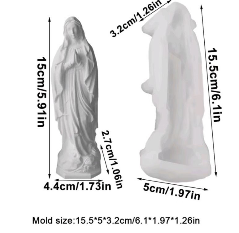 Molde de la Virgen Maria. 