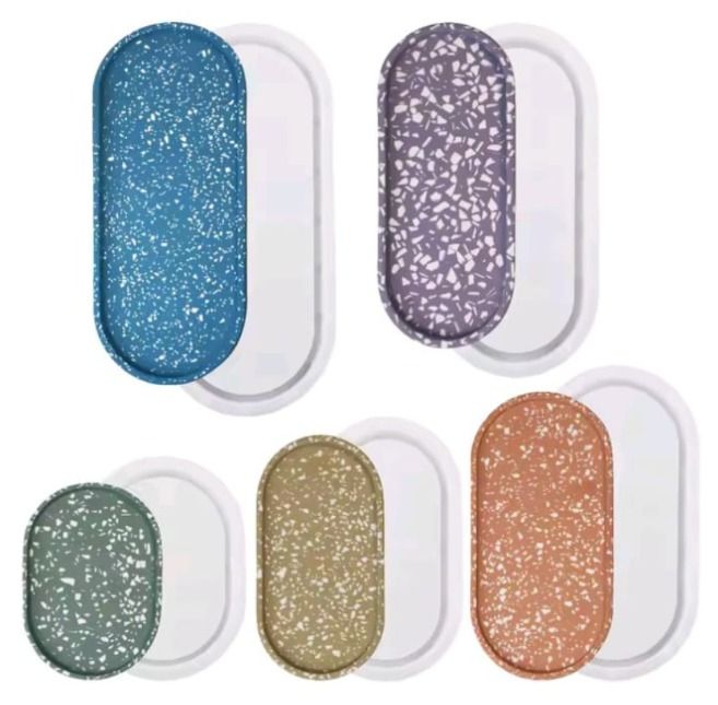 Molde de bandeja ovalada. 