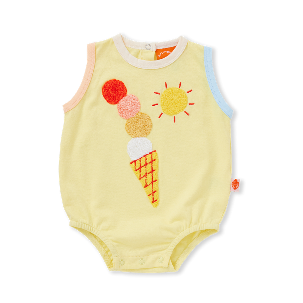 [PRE-ORDER] Cotten Singletsuit (Tiny Orchard Icecream)