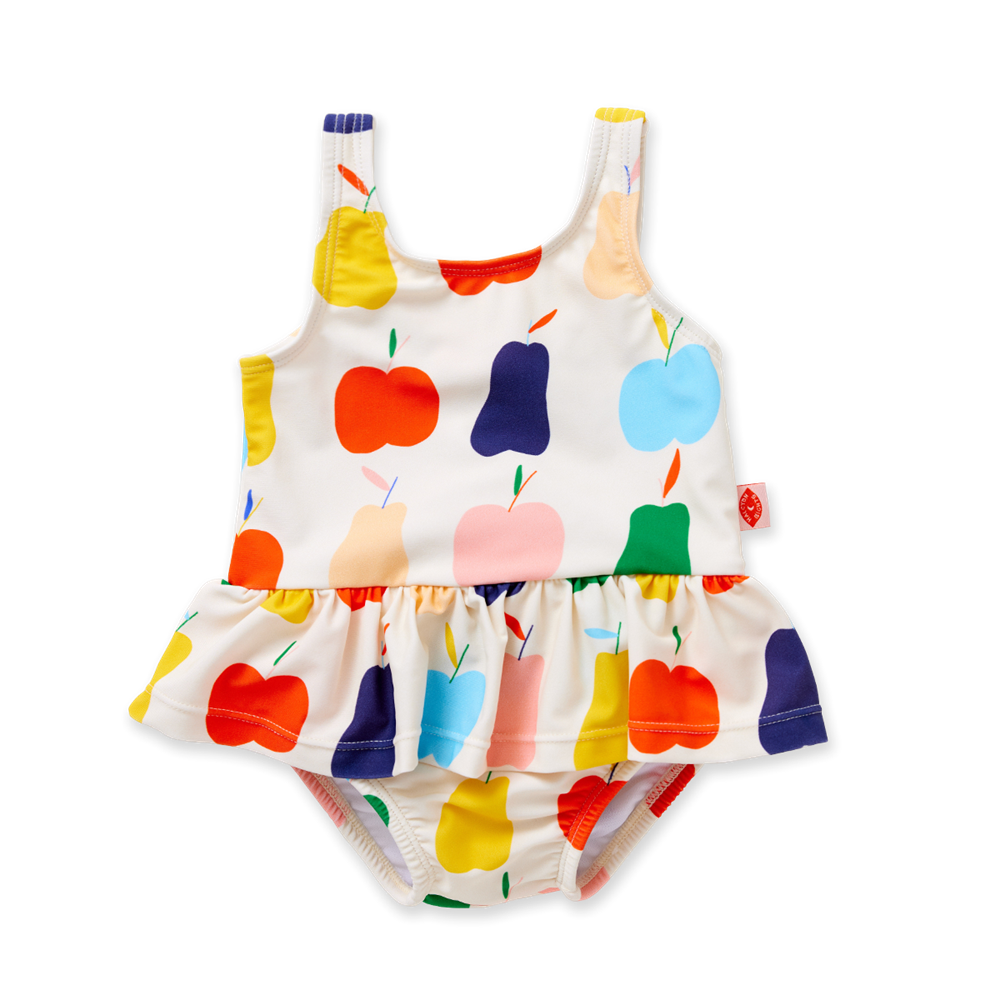 [PRE-ORDER] Sleeveless Frill Swimsuit (Tiny Orchard)