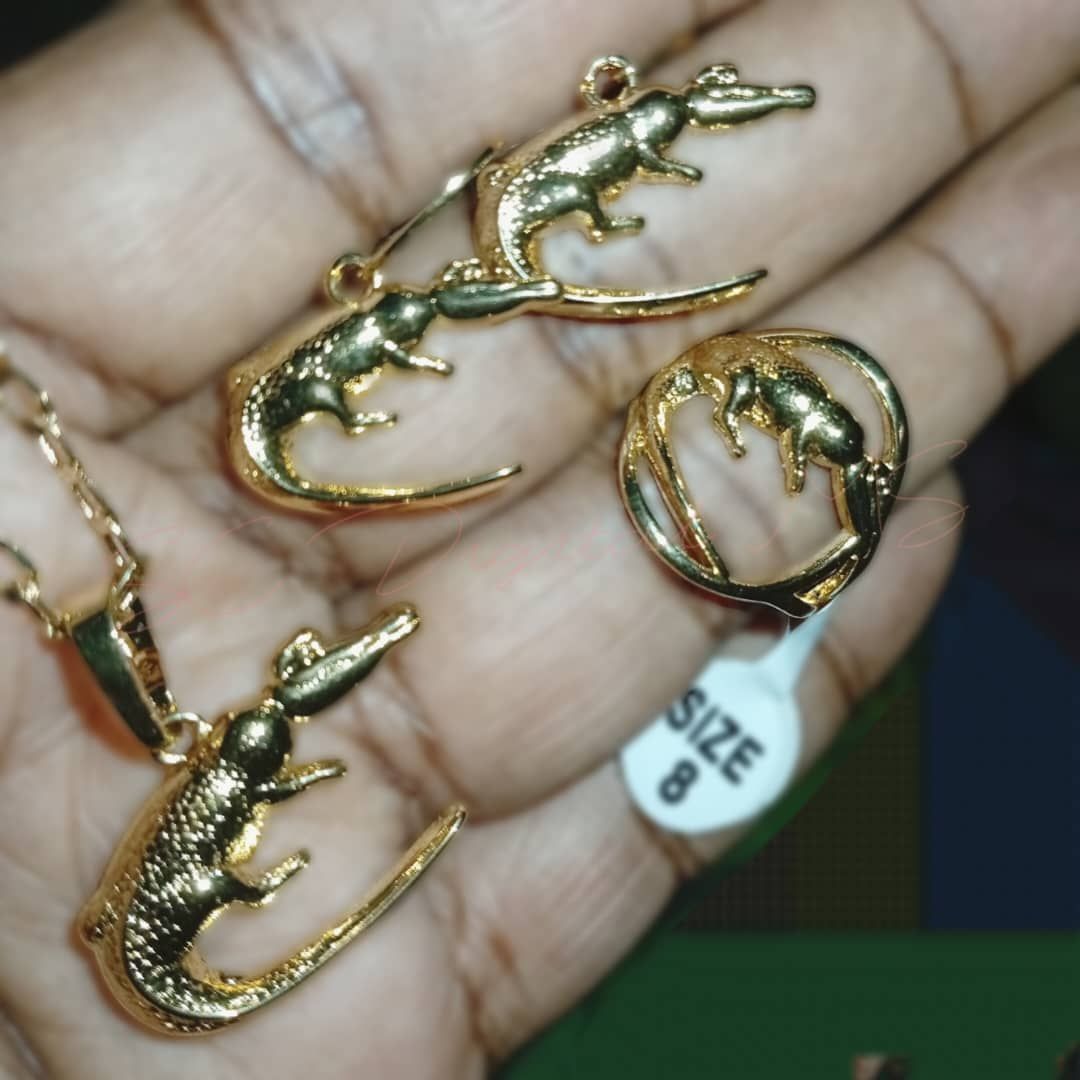 18k Gold Filled Jewelry Set 