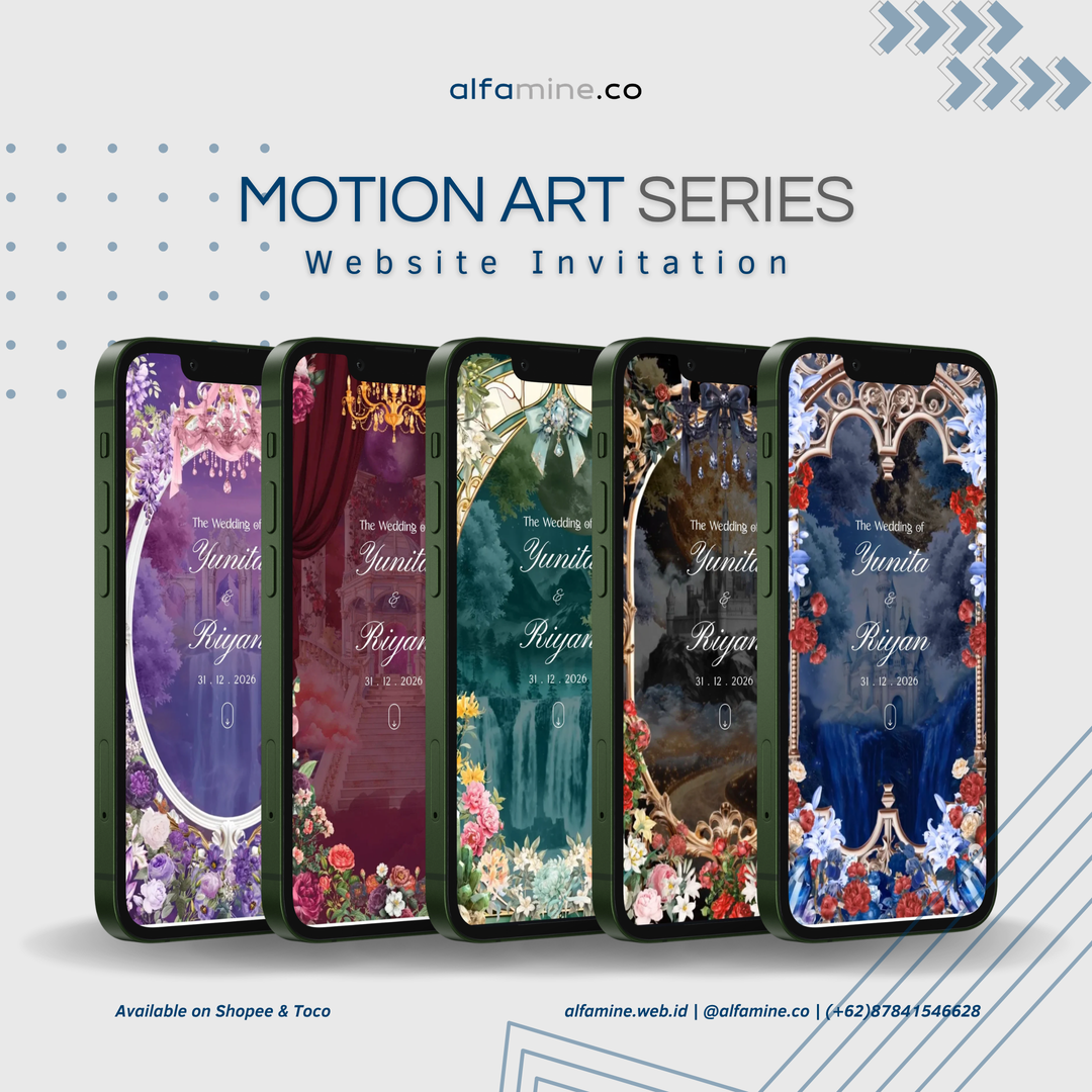 Undangan Digital | Tema Motion Art