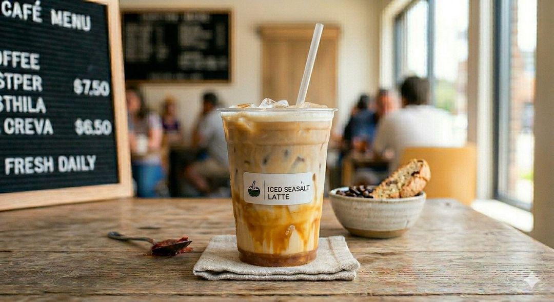 Iced Seasalt Caramel Latte