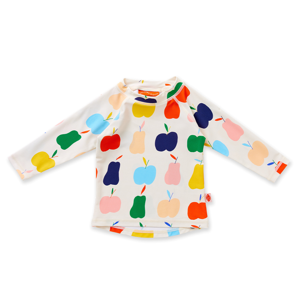 [PRE-ORDER] Long Sleeve Rash Swim Top (Tiny Orchard)