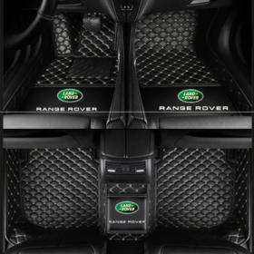TAPIS 8D plus LUXURY-land rover (noir/beige) 