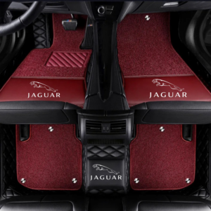 TAPIS 9D LUXURY-jaguar (marron/beige)+mokitte marron