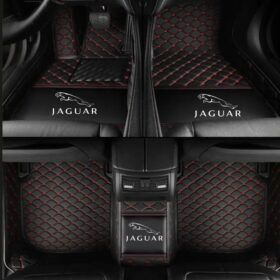 TAPIS 8D,plus LUXURY-jaguar (noir/rouge)