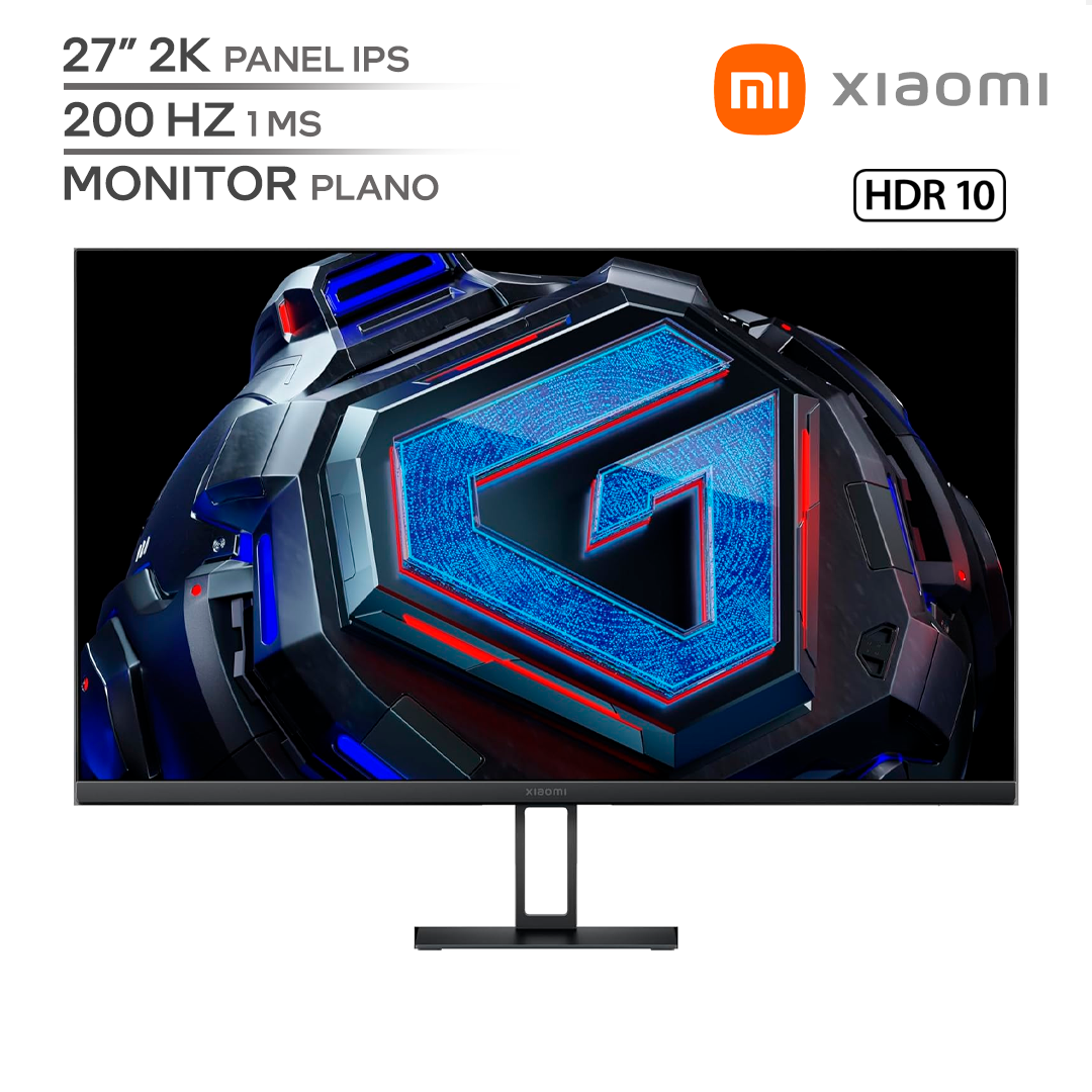XIAMI P27QCA RGGL G27i / 27.0¨ 2K / MONITOR GAMER PLANO / PANEL IPS / FRECUENCIA 200HZ