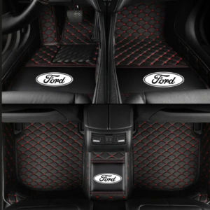 TAPIS 8D plus LUXURY-FORD (noir/rouge)