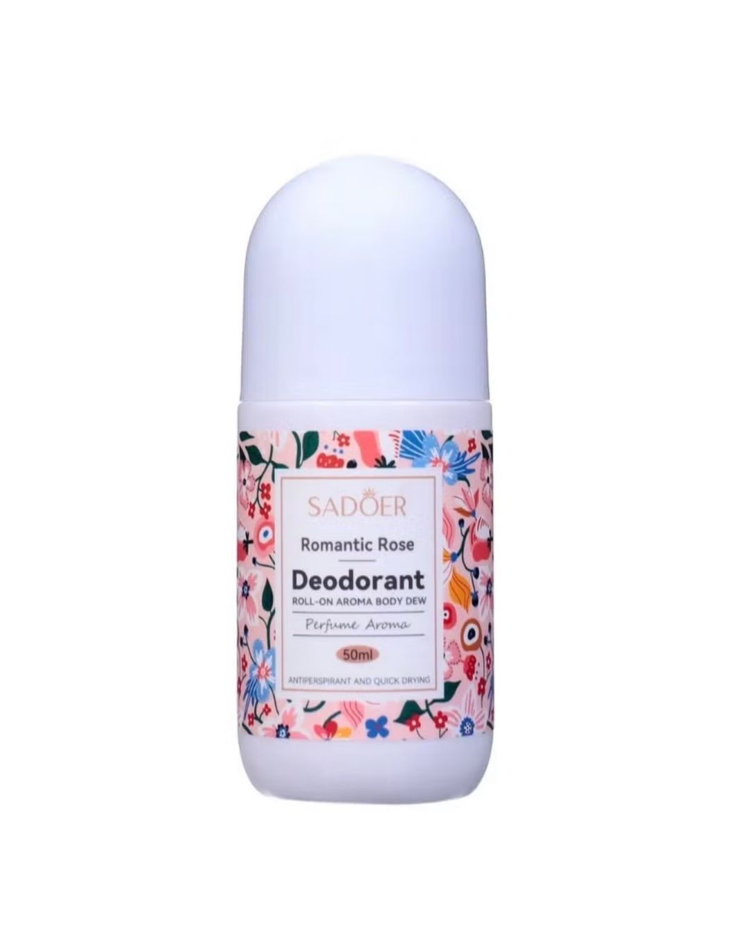 SADOER Romantic Rose Deodorant Roll On 50 ml