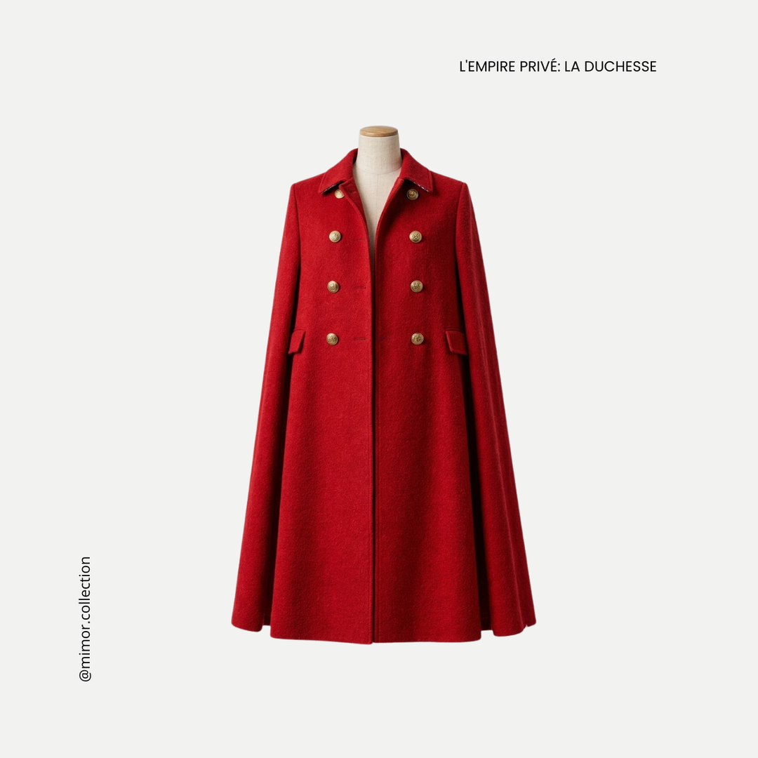 Abrigo La Duchesse, Rojo
