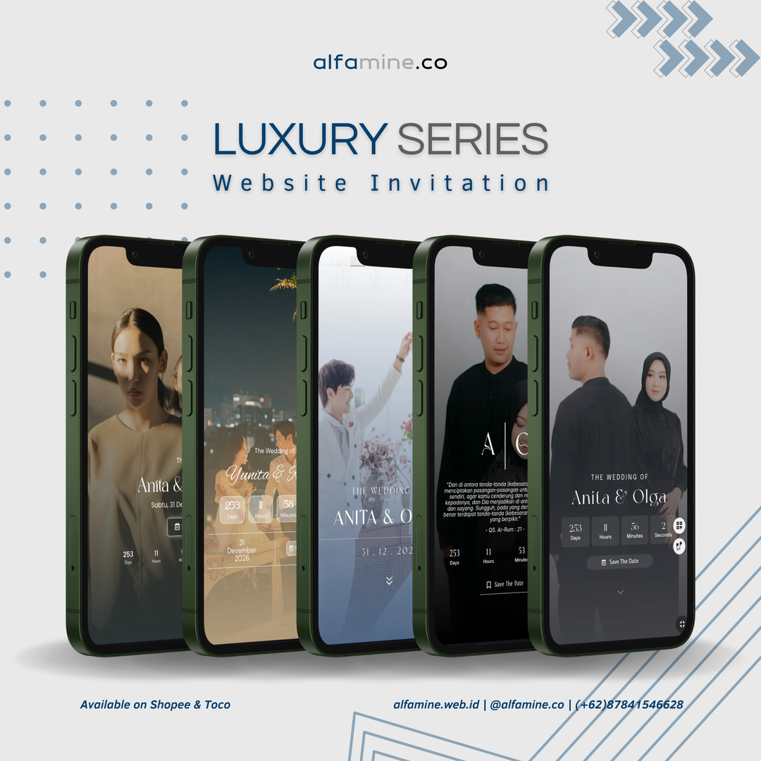 Undangan Digital | Tema Luxury