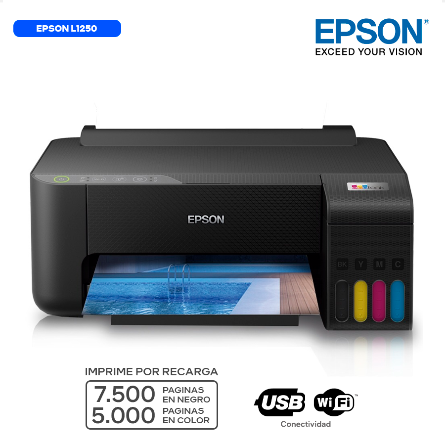 EPSON L1250 / IMPRESORA / WIFI / USB
