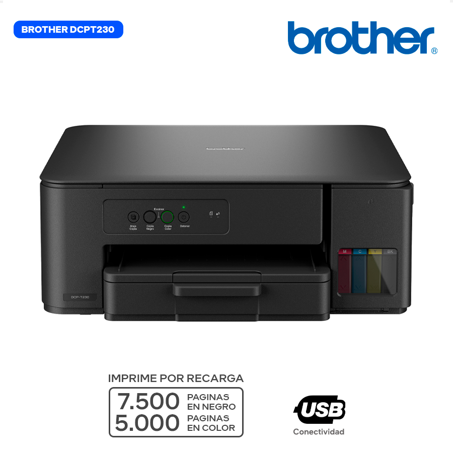 BROTHER DCPT230 / MULTIFUNCIONAL / IMPRESORA / ESCANER / COPIADORA