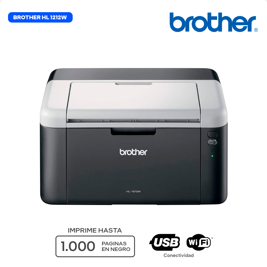 BROTHER HL 1212W / IMPRESORA MONOCROMATICA LASER / WIFI