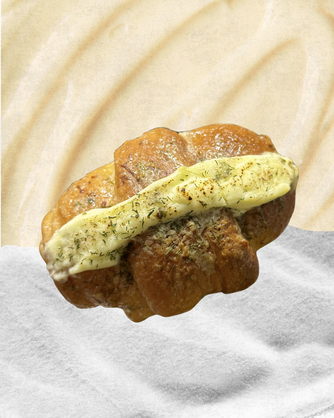 Garlic Butter Cream Cheese Shio pan (Salt bread)